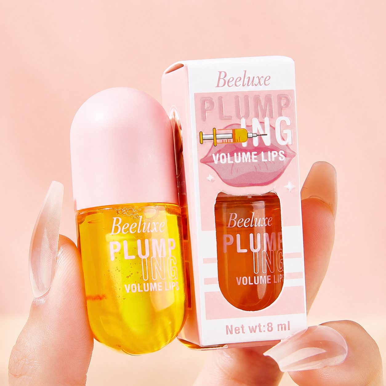 💋 Volum Instant pentru Buze - Gloss cu efect plumping