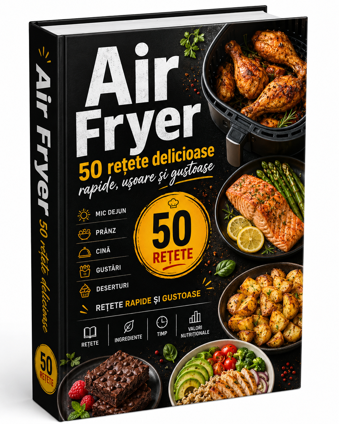 🔥Gătește Ușor Zi de Zi - Retete High Protein, Low Carb